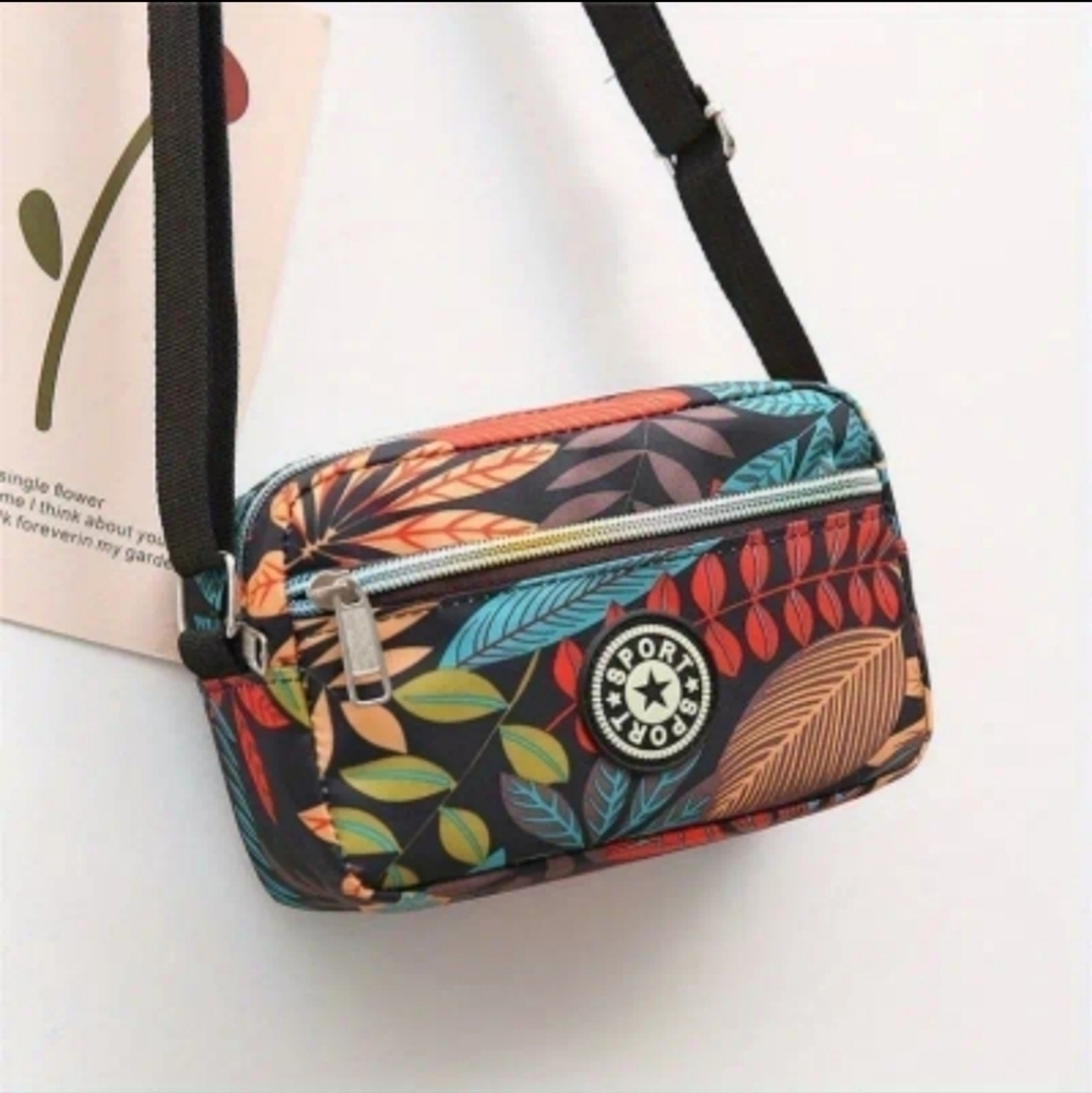 NWT Vintage Print Shoulder Bag for Women